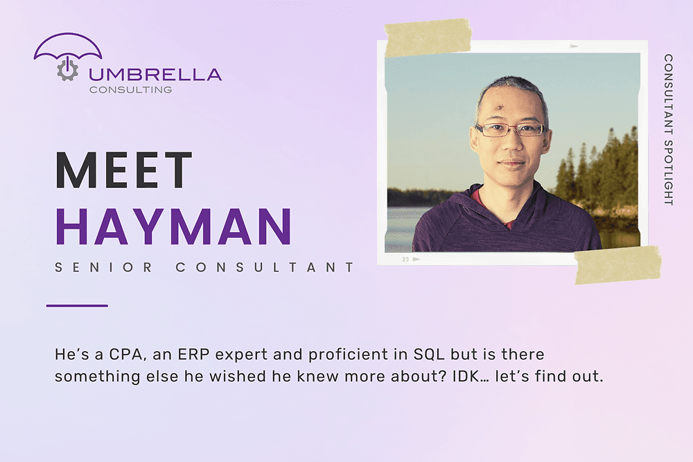 Consultant Spotlight: Hayman Chang