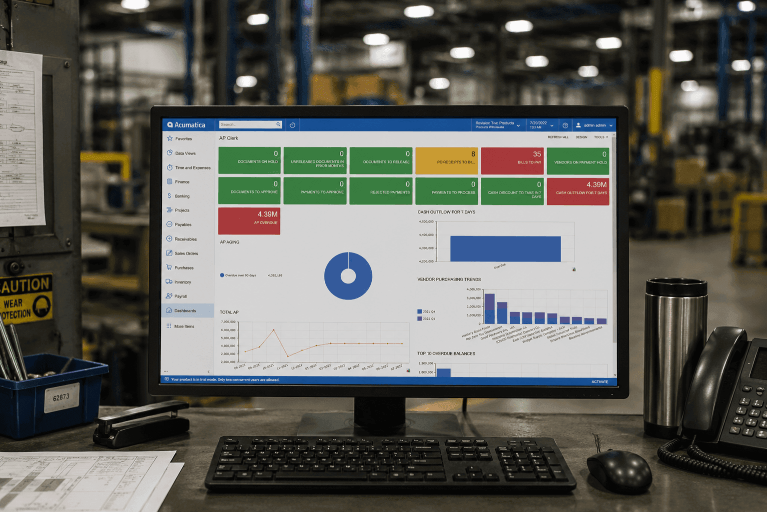 Acumatica Dashboard